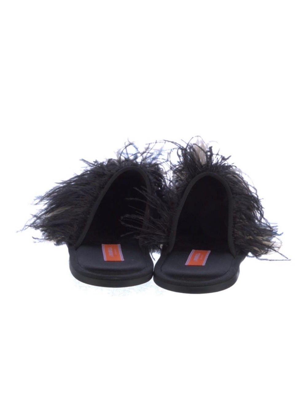 La Double J Feather Trim Slide Sandal - Picture 5 of 6